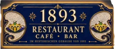 1893 Restaurant Café Bar Logo